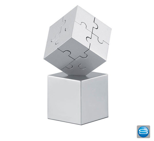 Briefbeschwerer Puzzle mit Ihrem Firmenlogo