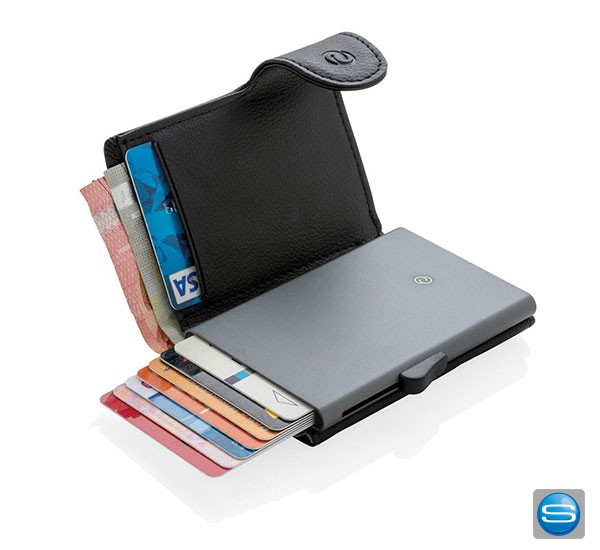 RFID Kartenhalter mit Münzfach als Werbegeschenk