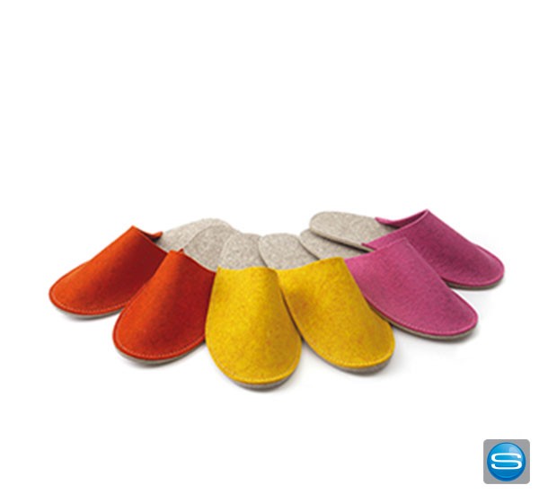 Filzpantoffeln - Filzpuschen mit Ihrem Logo