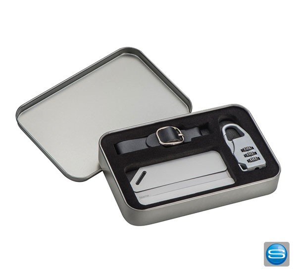 Kofferanhänger Set gravierbar mit Ihrem Logo