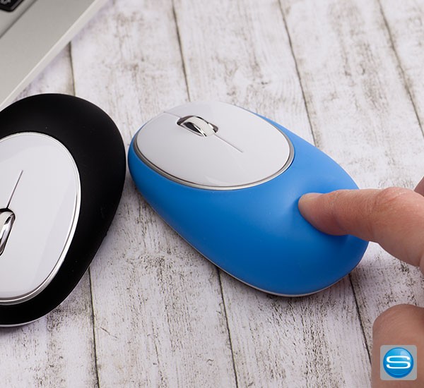 Kabellose Anti-Stress Maus mit Logo bedrucken