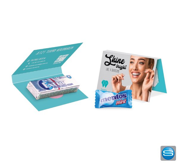 Werbekarte mit verschiedenen Füllmöglichkeiten als Kundengeschenk