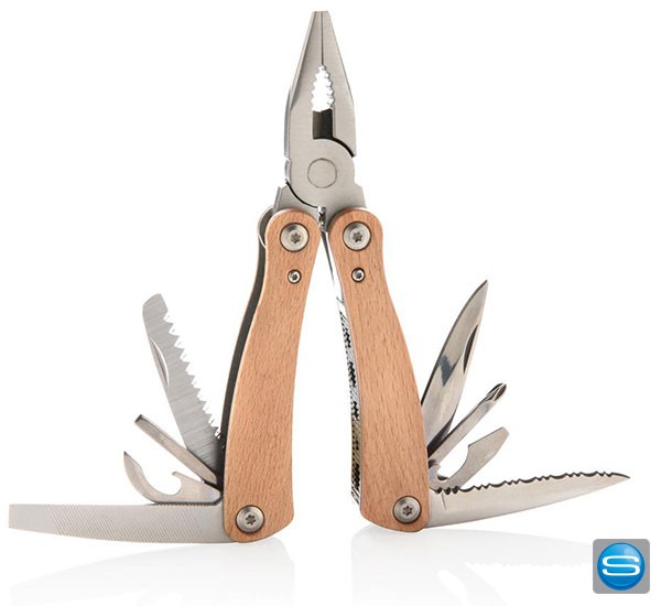 Holz Multitool mit Logo