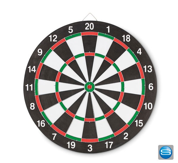 Dartscheibe zum Aufhängen als Werbeartikel