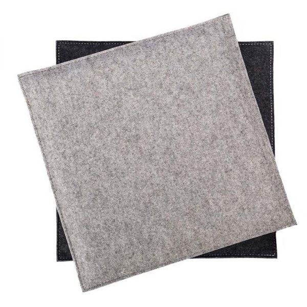 Recycling Filz-Kissen mit Logo bedrucken