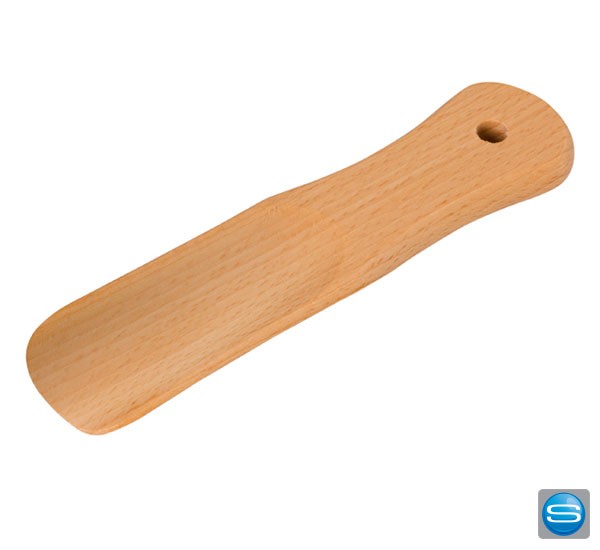 Schuhlöffel aus Buchenholz als Werbegeschenk