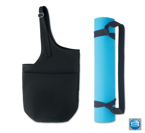 Yogamatte und Gurt in Aufbewahrungstasche als Give Away im Set mit Logo bedrucken