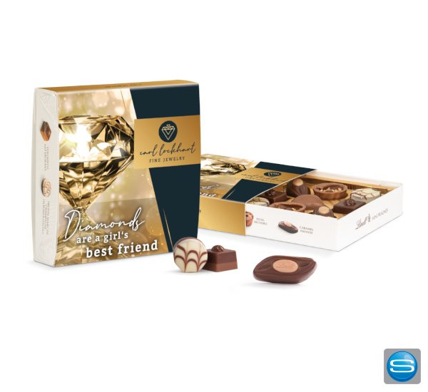 Lindt Präsent mit Pralinen als Werbeartikel