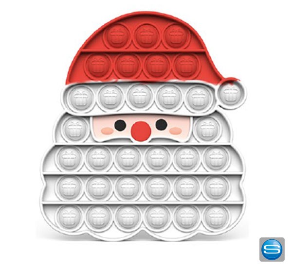 PopIt Santa Claus mit Firmenlogo