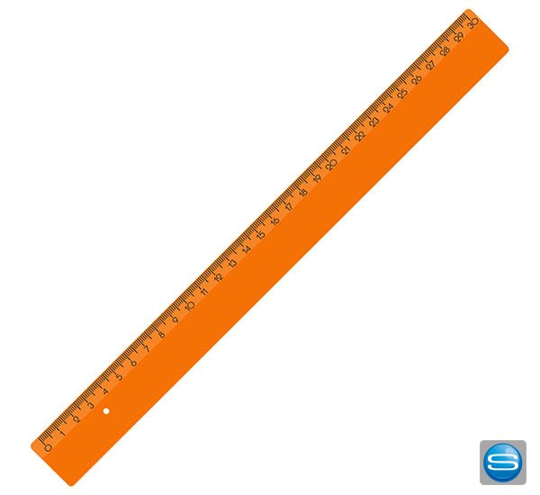 Lineal 30cm mit Ihrem Logo bedrucken