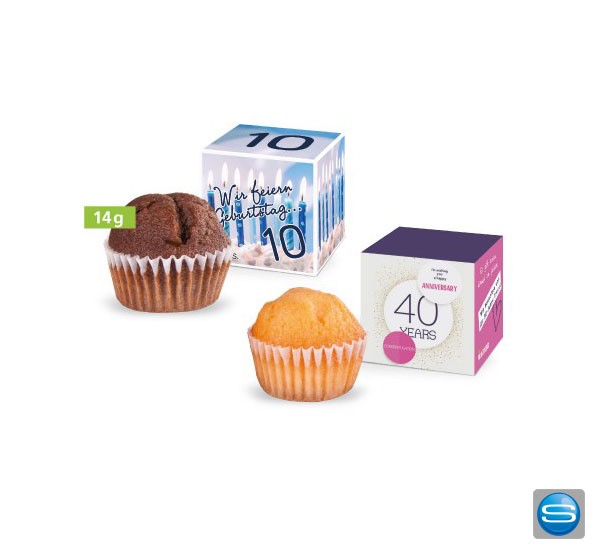 Mini Muffin in individuell bedruckbarer Verpackung