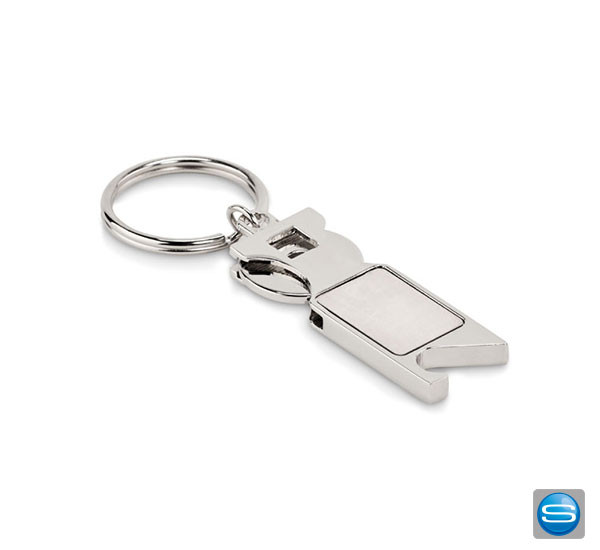 Schlüsselring mit Einkaufswagenchip als Mailingartikel für Ihre Kunden