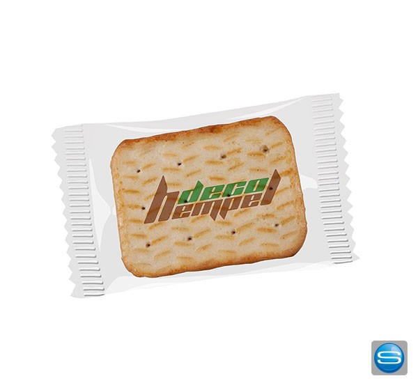 Würzige Cracker mit Logo bedrucken