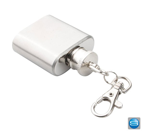 Mini Flachmann mit Schlüsselanhänger