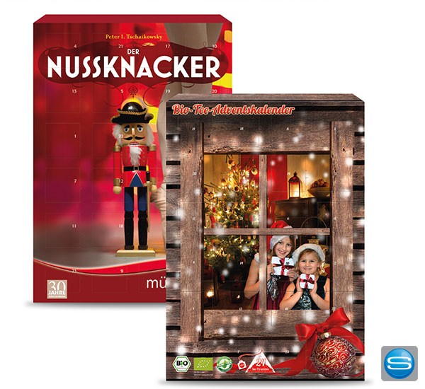 Adventskalender zum Selbstbefüllen mit eigenem Motiv