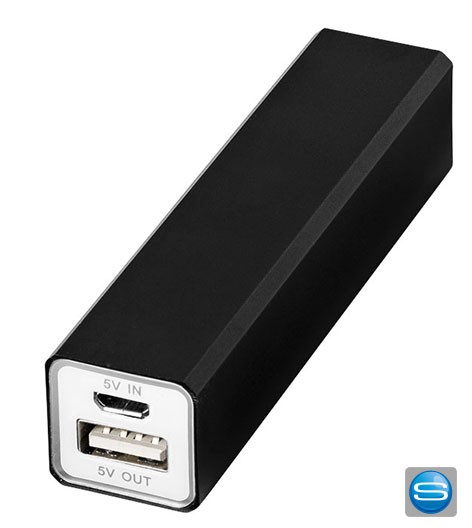 Powercharger - Notfallakku gravieren mit Ihrem Logo