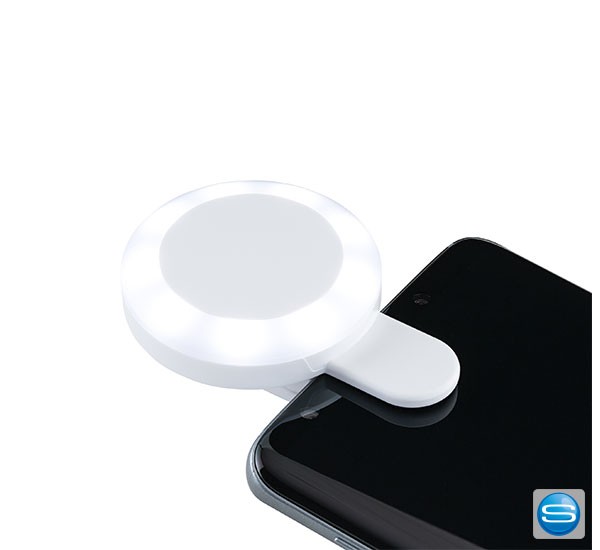 Wiederaufladbares Ringlicht für das Smartphone