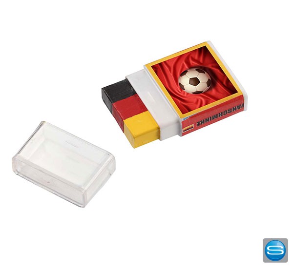 Fanschminke als Werbegeschenk zur Fußball WM oder EM