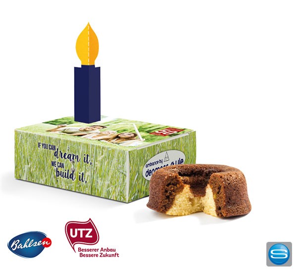 Minikuchen von Bahlsen in der Gratulations-Box
