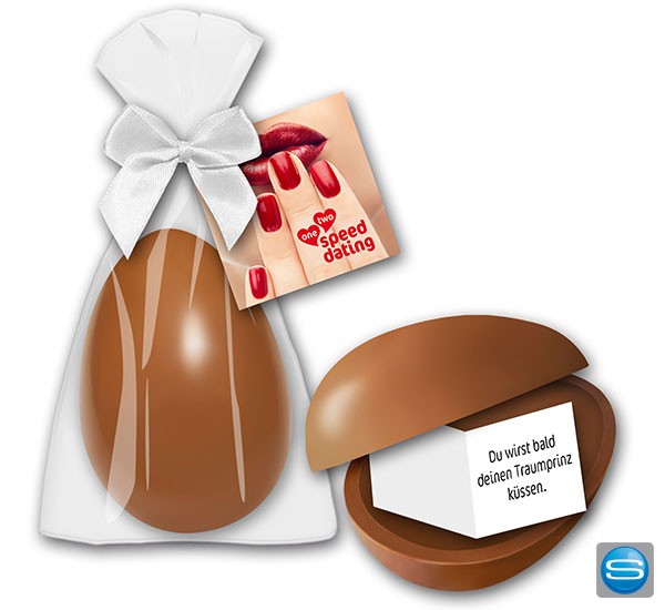 Glücks-Ei mit versteckter Botschaft