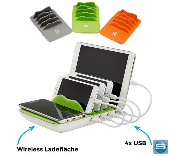Wireless Ladestation mit eigenem Logo bedrucken