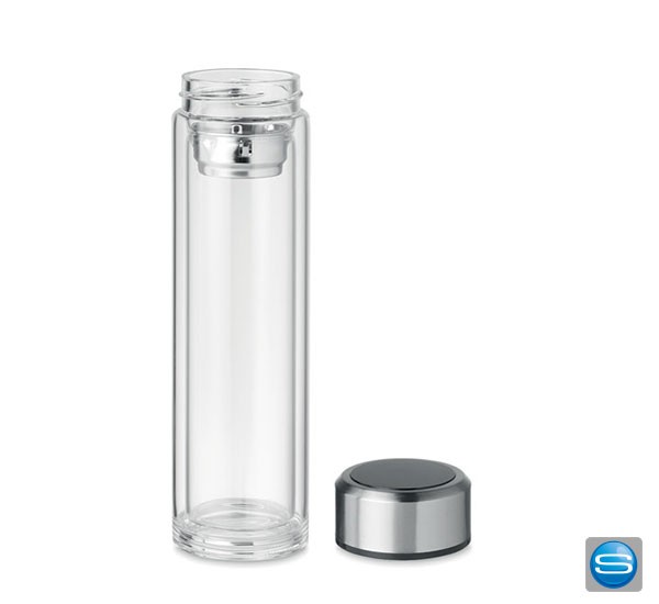 Trinkflasche mit LED Touch Thermometer mit Ihrem Logo