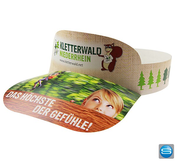 Schirmmützen aus Pappe mit Ihrem Motiv bedruckt