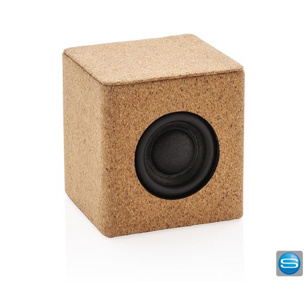 Bluetooth Kork Lautsprecher mit Logo gravieren
