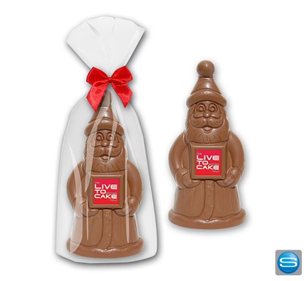 Nikolaus mit Marzipanschild