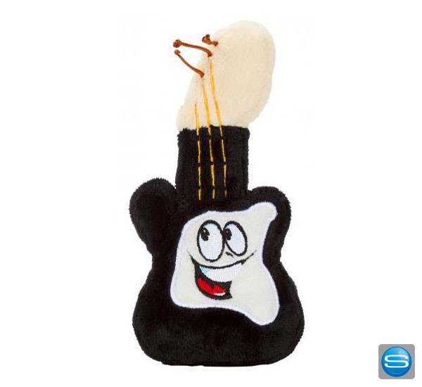 Schmoozie Gitarre mit Mikrofaserunterseite als Werbegeschenk