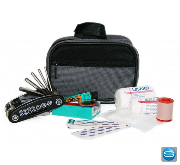 Mini-Bike-Pack - Fahrrad Erste Hilfe Set mit Ihrem Logo bedrucken