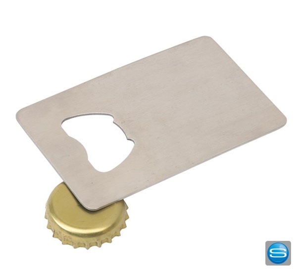 Flaschenöffner aus Edelstahl mit Ihrem Logo