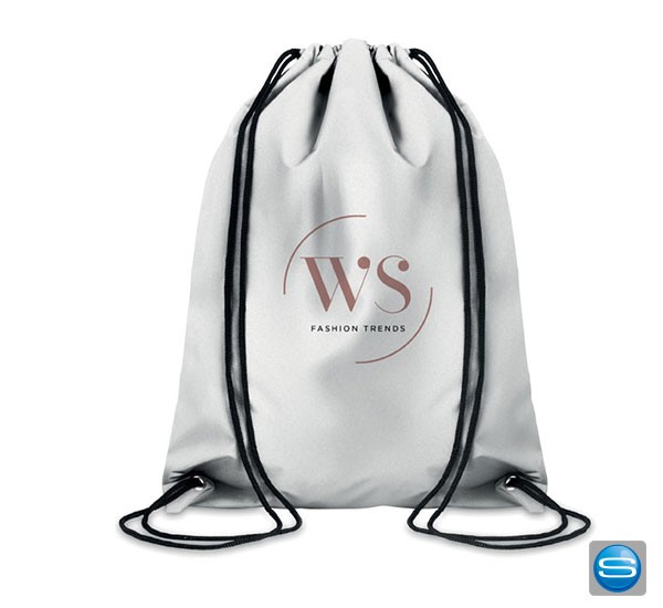 Reflektierender Beutel mir Logo als Werbeartikel