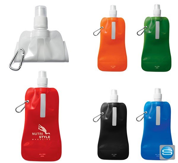 Rollbare Trinkflaschen mit Aufdruck