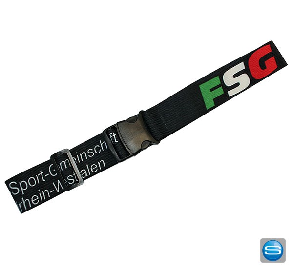 Individuell bedruckbare Koffergurte