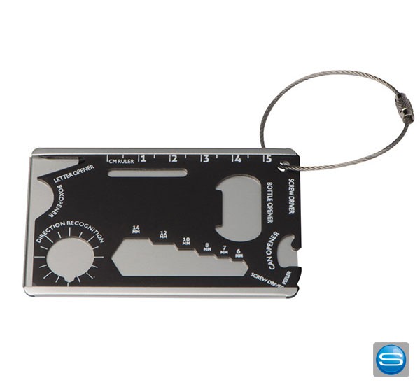 Survival Kofferanhänger mit Platz für Ihr Logo