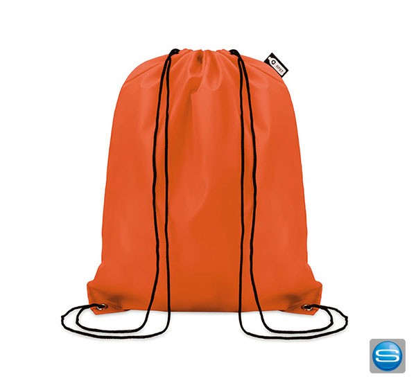 Turnbeutel aus recycelten Kunststoffflaschen als Werbeartikel