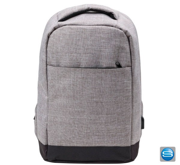 Antidiebstahl Rucksack zweifarbig mit Ihrem Logo