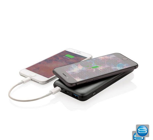Fast Charging Wireless Powerbank mit PD als Werbemittel