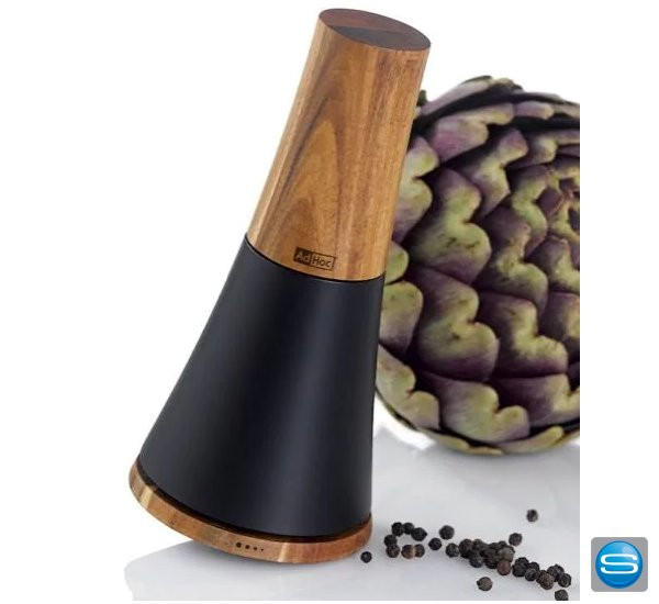 AdHoc Pfeffer- oder Salz-Kreiselmühle Spin als Werbeartikel