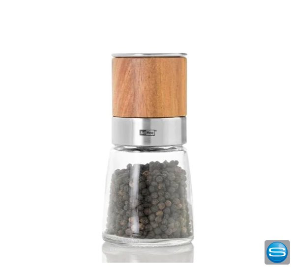 AdHoc Pfeffer- oder Salzmühle Akasia als Werbeartikel