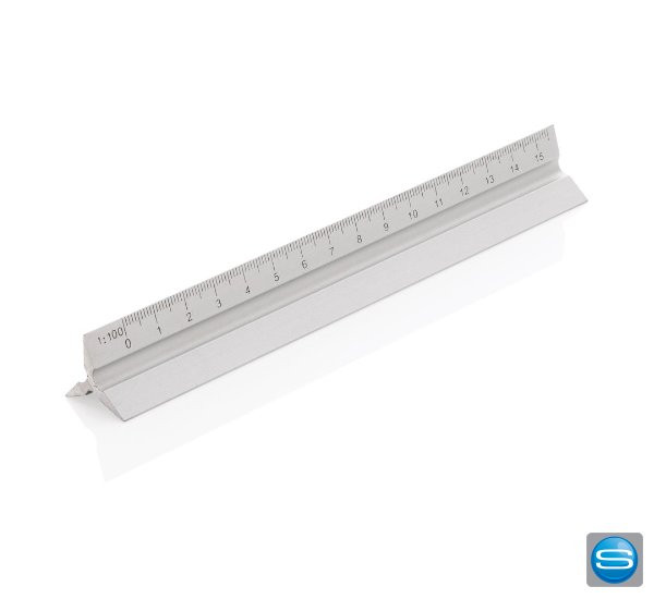 Dreieckslineal aus Aluminium mit Ihrem Logo