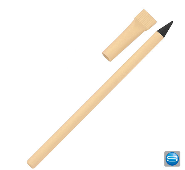 Tintenloses Schreibgerät aus Papier mit Ihrem Slogan bedruckt