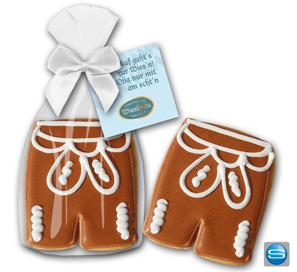 Lederhosen Kekse als Gastgeschenk oder Werbeartikel