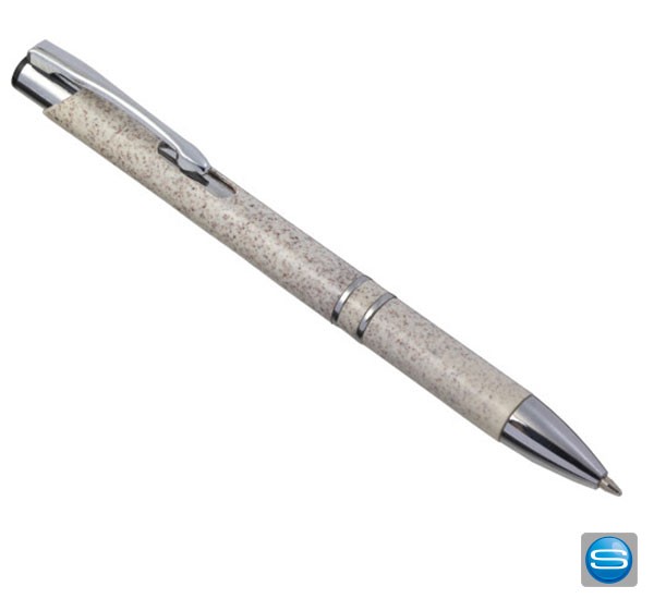 Kugelschreiber aus 50 % Bambus als Give Away mit individuellem Logo