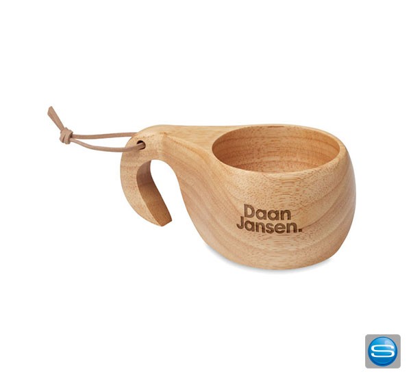 Outdoor Tasse mit Logogravur als Werbemittel