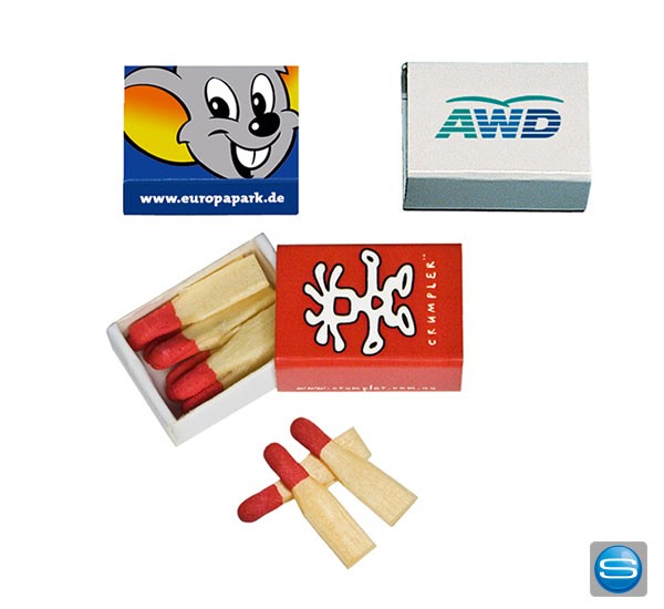 Mini Streichhölzer als Werbemittel