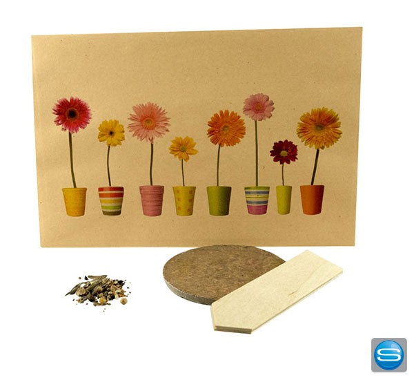 Samentüte Natürliches Wachstum mit Ihrem Logo bedrucken