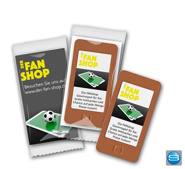 Smartphone aus Schokolade bedrucken