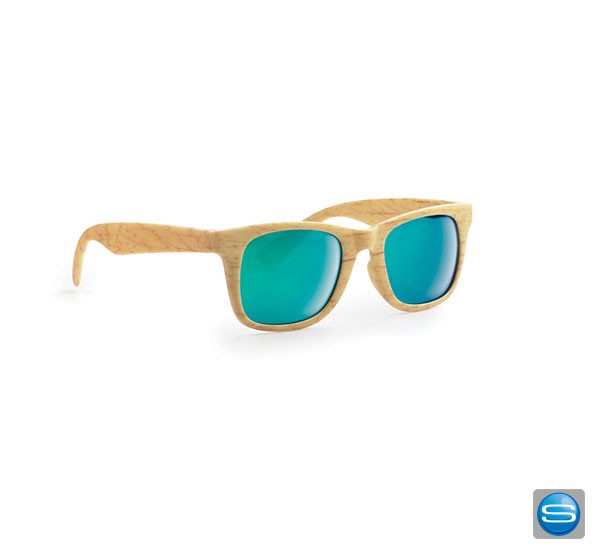Bedruckbare Sonnenbrille mit verspiegelten Gläsern